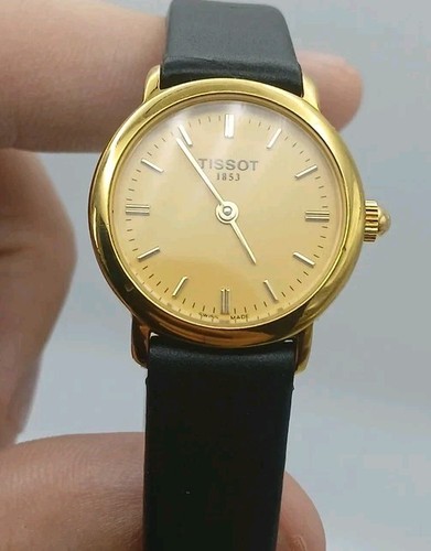 Tissot ladies gold tone swiss - tissot,