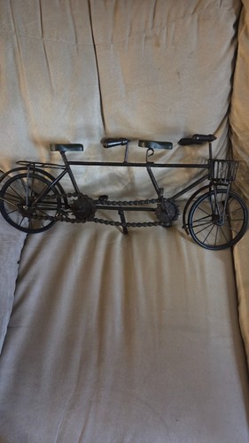 Vintage metal tandem - metal, bicycle