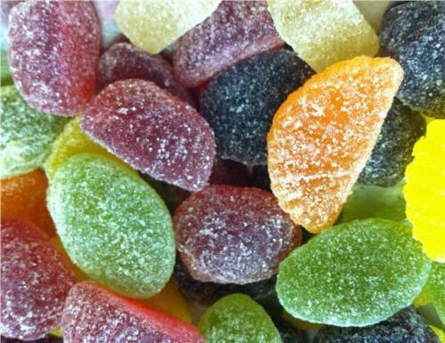 Fruit jellies retro sweets - fruit,