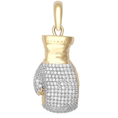 Pendant 9ct yellow gold - pendant, boxing