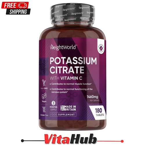 Potassium citrate 180 tablets - potassium,
