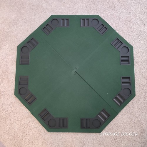 Green black octagon - black, 8