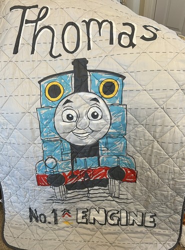 Thomas friends toddler quilt - thomas,