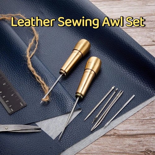 Leather sewing awl set - awl,