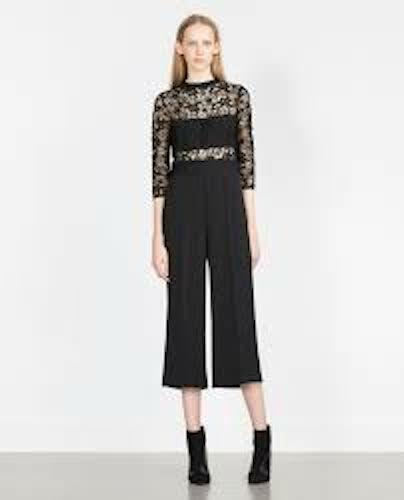 Zara womens black lace - black,