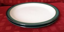 Set of 2 Denby Greenwich dinner plates
