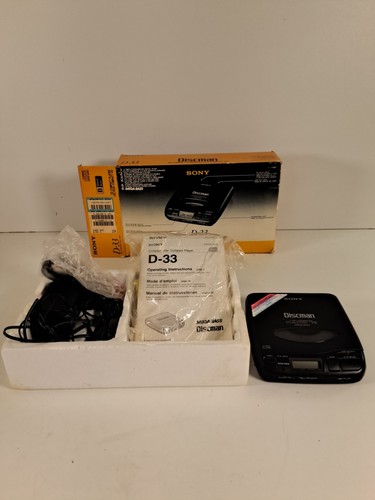 Vintage sony discman 33 - sony,