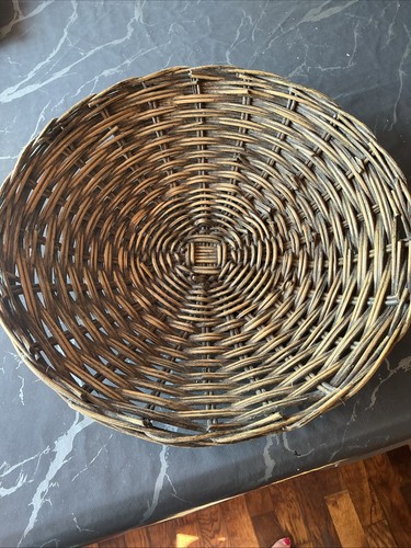 Vintage wicker bowl - vintage,