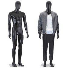 73" Black Male Mannequin Full