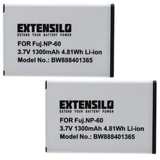 2x Battery for Agfa DV-5580Z