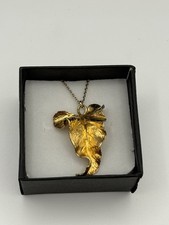ALEX MONROE  Large LEAF PENDANT Necklace, Gold Vermeil, Retired Design, Rare