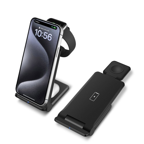 3in1 foldable wireless charger - wireless,