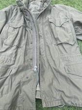  M65 Field Jacket 1st Pattern, Medium, Olive Green Vietnam War Era 1966  