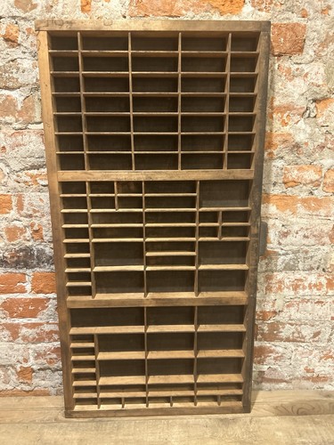 Antique wooden printers drawer - antique,