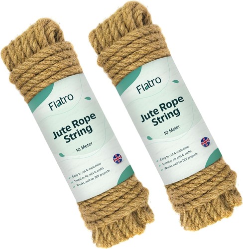 10m natural jute twine - natural,