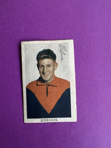 1950 kornies vfl card - vfl, #25