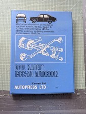 Opel Kadett A & Kadett B (1962-1970) Autopress Owners Workshop Manual