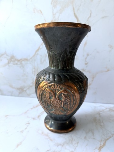 Handmade greek copper vase - greek,