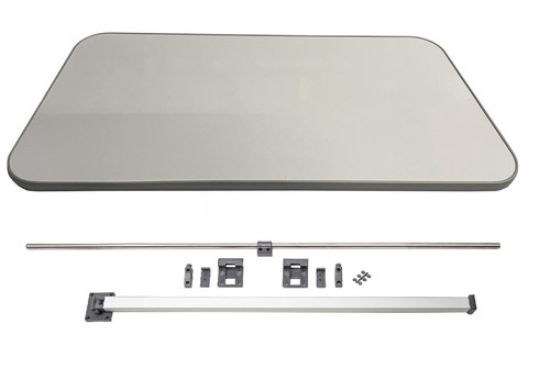 Grey glitter table - glitter, &