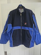 FILA Vintage Blue Track Jacket