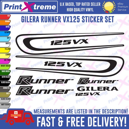 Gilera runner 125 - runner, decals