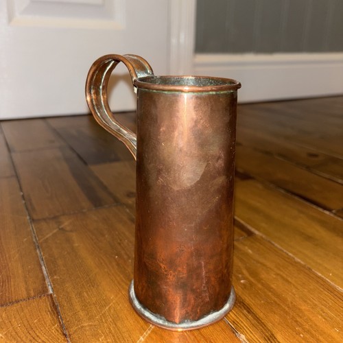 Antique copper measuring jug - antique,