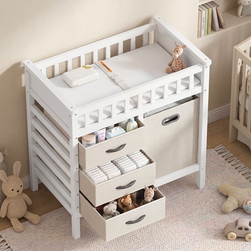 Wooden baby changing - wooden, table