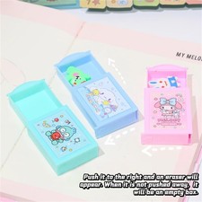 Sanrio Magic Eraser Kuromi Melody Cinnamoroll Rubber Alter And Erase Stationery