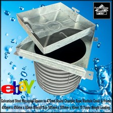 Recessed Manhole Cover Square