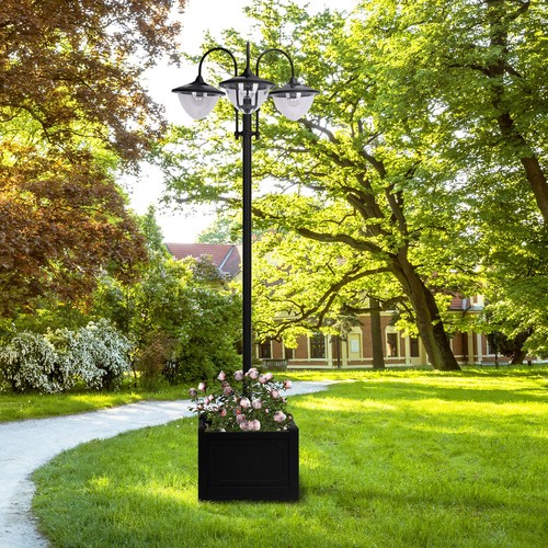 Outsunny head led - 3-head, solar