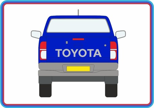 Rear tailgate decal kit - tailgate,