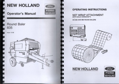 New holland 835 - round, baler