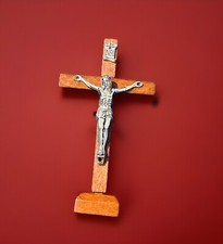 Wooden Catholic Jesus Cross