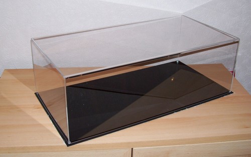 Perspex model display case - perspex,