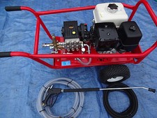 PRESSURE WASHER ELECTRIC START GX390 HONDA 13HP PETROL 200BAR @ 21LTRS TWIN FEED