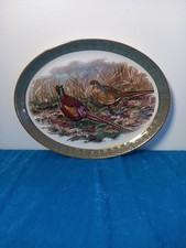 Weatherby Royal Falcon Ware 'Pheasants' Oval Serving Platter Forbsport vintage 