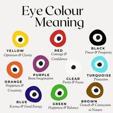 Brown Green Evil Eye Necklace