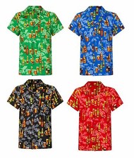LOUD MENS ALOHA HAWAIIAN SHIRT