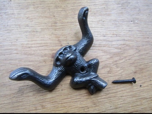Cast iron rustic coat - coat, hook