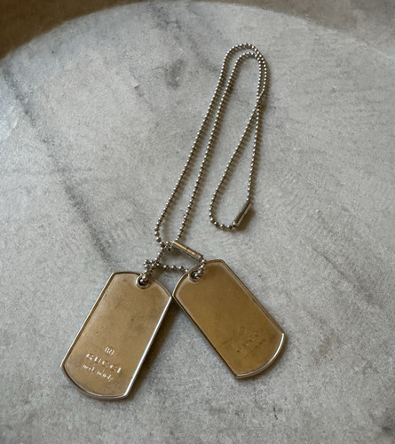 Gucci signed double dog - signed, tag