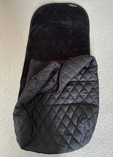 Babiie black quilted fleece - my,