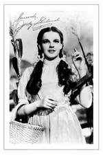 JUDY GARLAND SIGNED AUTOGRAPH
