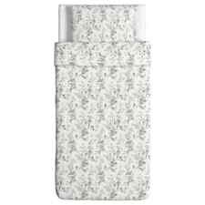 NEW in packet Ikea Alvine Krist single duvet cover White Grey Floral 150 x 200cm