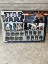 Boxed Complete STAR WARS 3D Chess Game 2012 Darth Maul United Labels Comicware