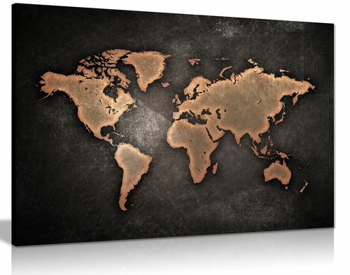 World map dark background - world,