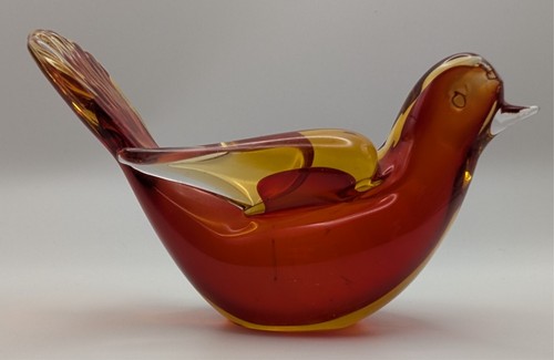 Vintage murano glass bird - vintage,