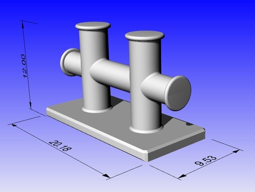 Model boat tug - tug, fitting