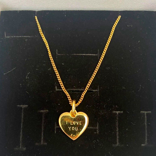 Pandora engraved love you - 'i,