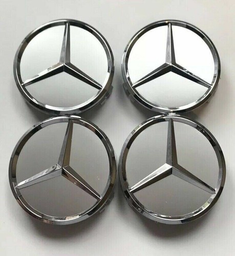 Mercedes silver 75mm - 4x,