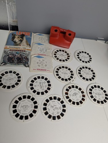 Vintage view master - view-master, red